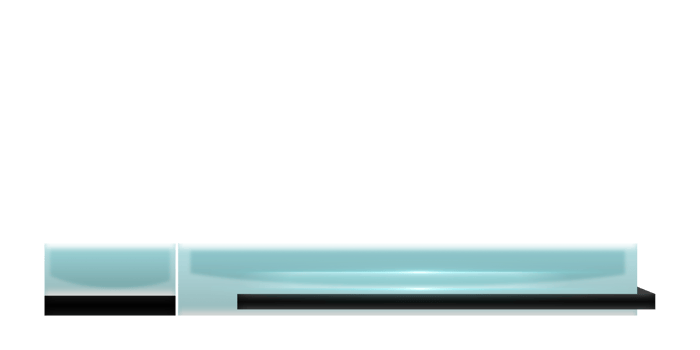 Clean Minimalist Lower Third on a Transparent Background png