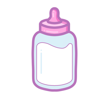 Baby Bottle Illustration png