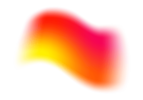 Gradient orange shape with blurry texture. Colored mesh fluid element. Liquid soft holographic blob with aura. Glowing iridescent organic spot. png