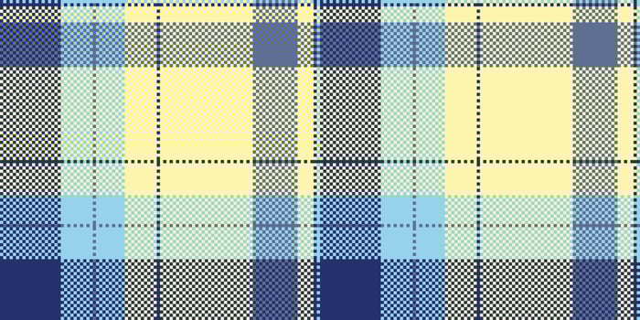Detailed pixelated plaid design in gentle hues. Creates a cozy, rustic feel. Great for backgrounds, textiles, or winter designs. Soft color palette evokes warmth. vector