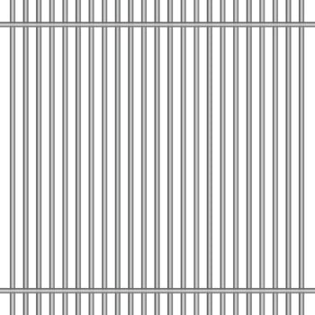 Realistic prison metal bars. Prison fence jail. Iron jail cage. Template design for criminal or sentence. illustration vector