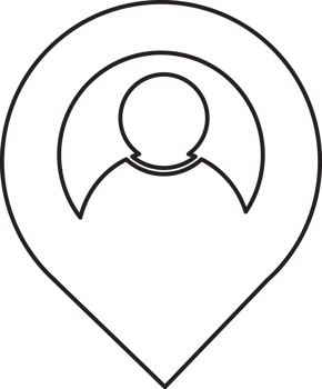 location pin with people icon png