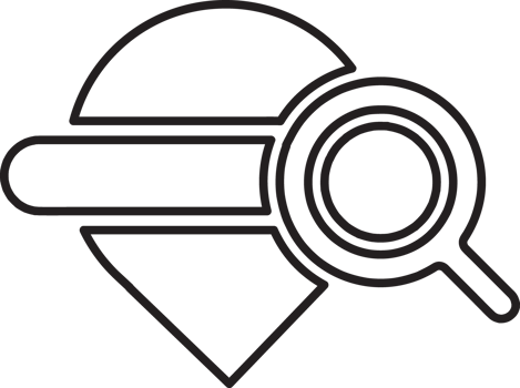 outline location explore icon png