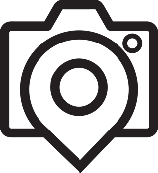 outline camera loction icon png