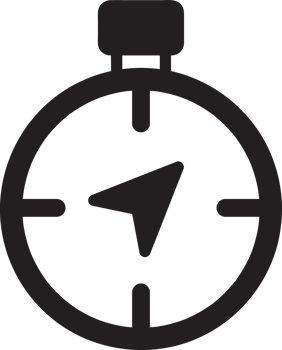 outline navigation pointer on compass icon png