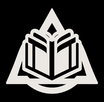 Logo for the book of a dead vector