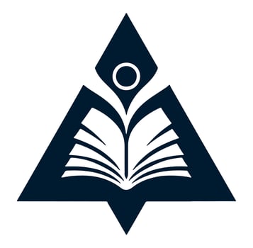 The logo for a book, illustration vector