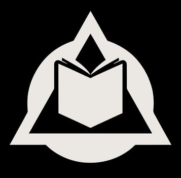 The book of the dead logo vector