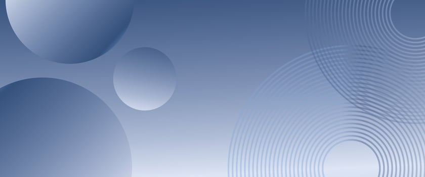 Abstract blue modern background with circle elements vector