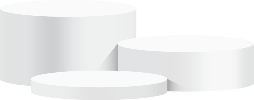 pedestal white, podium stand for product display, product stand, showcase pedestal png