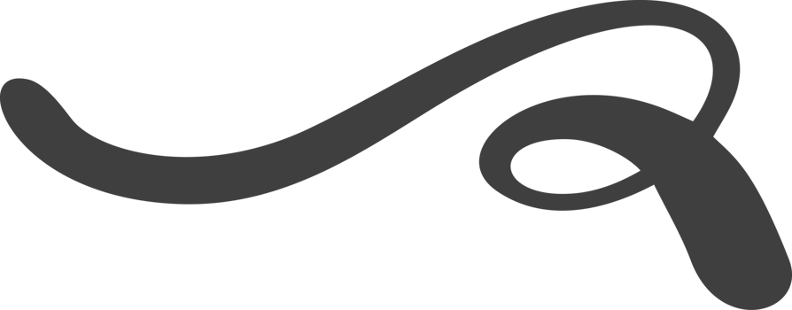 Swoosh underline. Hand-drawn swash and swirl stroke. Squiggly swish and calligraphic wavy flourish. Accent divider and swoop element png