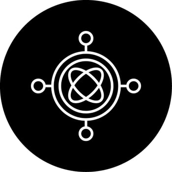 Gyroscope Orientation Sensor Line Circle Inverted vector