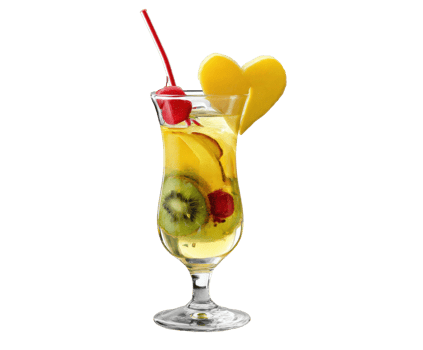 Cherry mango cocktail for summer fun png