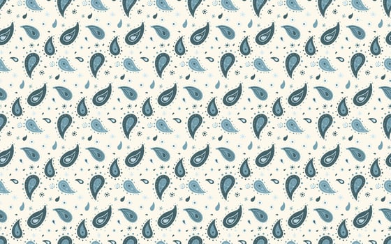 Pretty complexity at foliage springtime. Modern trendy, mandala paisley. Elegant seamless at victorian simple. vector