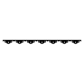 Wrought iron fence isolated on a white background. illustration. vector