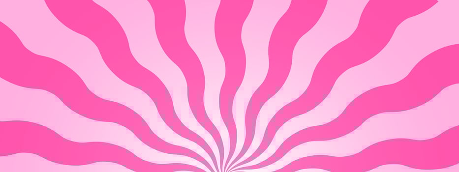 Wavy pink radial stripes background. Strawberry lollipop, candy, yogurt or ice cream print. Rosy sunburst, explosion or surprise manga style effect. Groovy y2k pattern. cartoon illustration vector