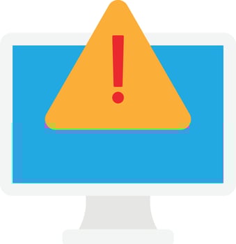 Monitor Computer Finance vector