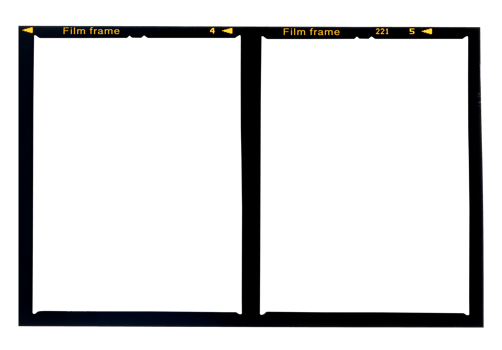 Medium format color film frame.With white space.copy space.image space. png