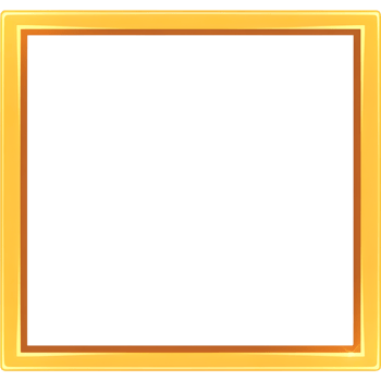 Yellow Rectangular Frame Design png
