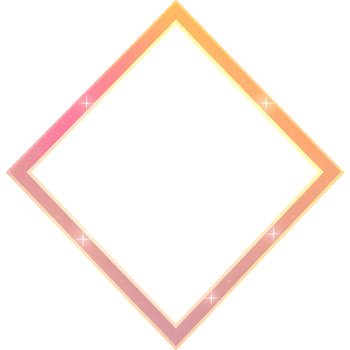 Diamond Glitter Frame with Shimmering Gradient Effect png