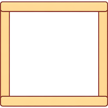 Light Wood Frame png