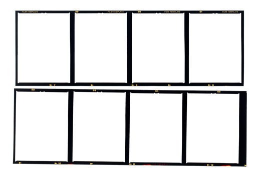 120 film Medium format color film frame.With white space. png