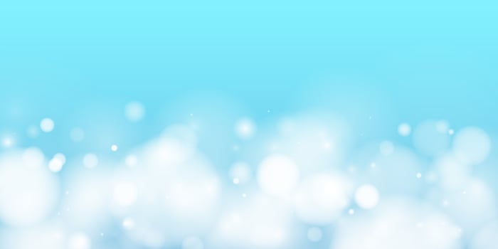 Abstract blue bokeh background with bright, soft glow. Festive and dreamy, perfect for holiday, party, or winter themes. Shiny spheres create a vibrant, magical atmosphere. design. vector