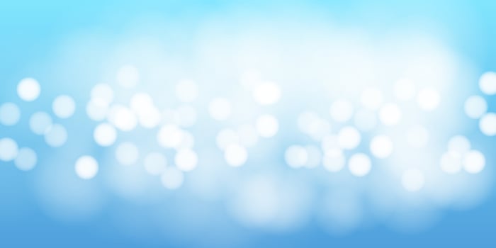Blue bokeh background with soft glow and glitter. Abstract, festive, and elegant design for holiday, party, or winter themes. Dreamy, luxurious, and colorful. illustration. vector