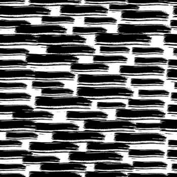 Seamless pattern with dark hand drawn scribble smear on background. Abstract grunge texture. vector