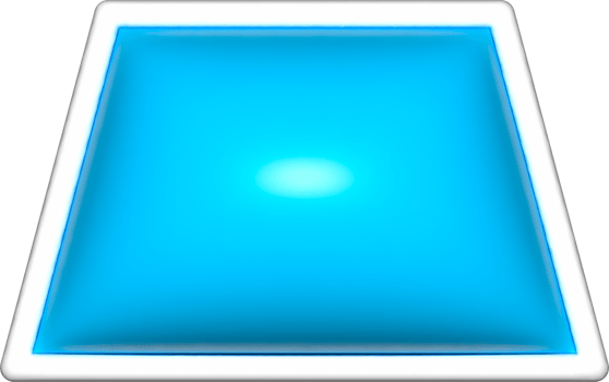 trapezium 3d shapes, geometric basic, simple trapezium blue shape png