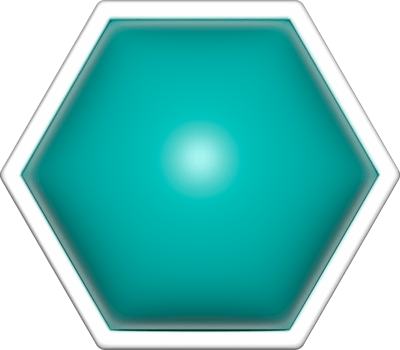 hexagon 3d shapes, geometric basic, simple hexagon shape png