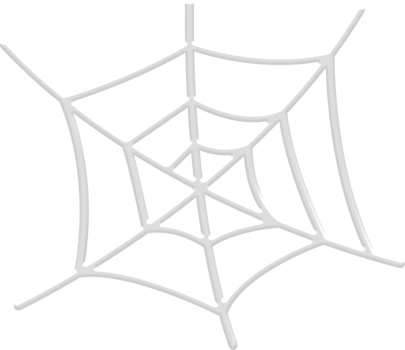 spider web icon 3D png