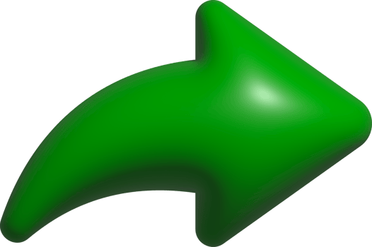arrow share icon 3D png