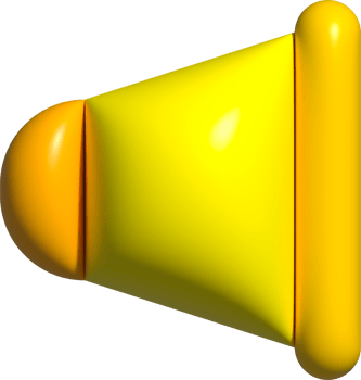 megaphone icon 3D, megaphone for symbol png