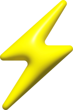 thunderbolt yellow, thunder bolt 3D sticker, flash sale for icons png