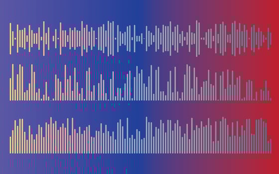 Feel the rhythm in every sound wave. vector