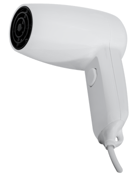 Mock up white hairdryer png