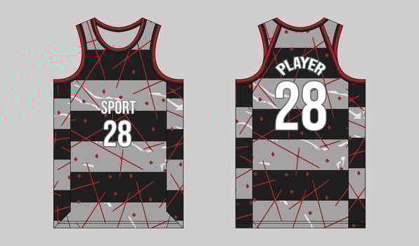 Personalized Basketball Jerseys for Team Spirit vector