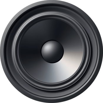 Black Speaker Silver Details png