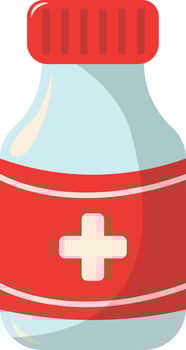 Blood Donor Icon in Flat Cartoon Design vector