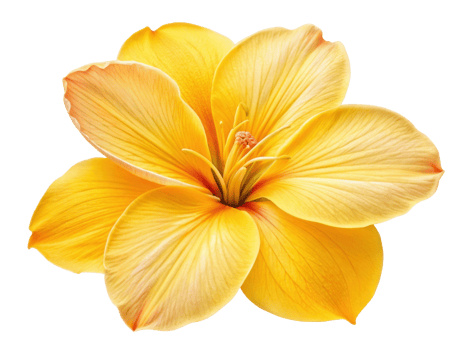 Vibrant canna flower showcases its stunning yellow petals radiating beauty and warmth, perfect for brightening any space png