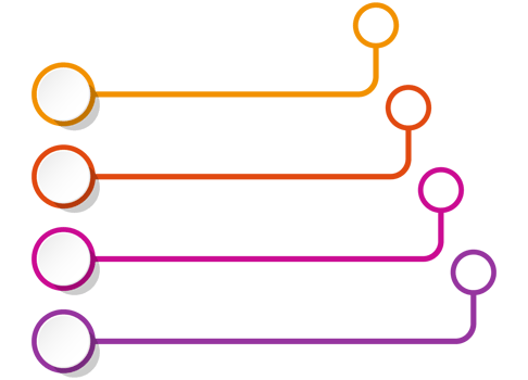 4 step infographic, process or options. png