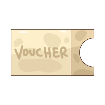 illustration of a voucher vector