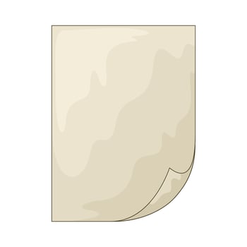 School blank paper vector