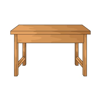 School desk illustration vector