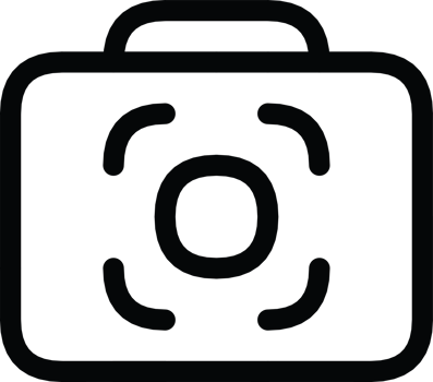 Simple outline of a camera icon, a universal symbol for photography, picture taking, and memories, clean line art illustration for design and media, high resolution available. png
