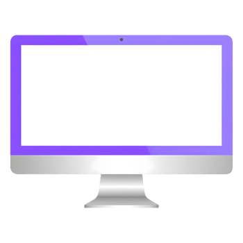 Modern Computer Monitor with a Sleek Design png
