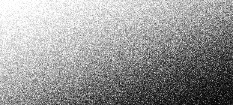 Gradient noise grain background, dot pattern vector
