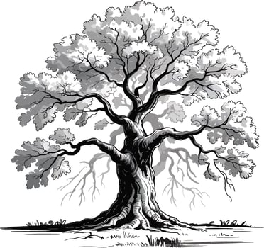 tree silhouette art premium quality vector