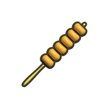 3D Satay Icon Skewered Meat Cartoon Illustration png